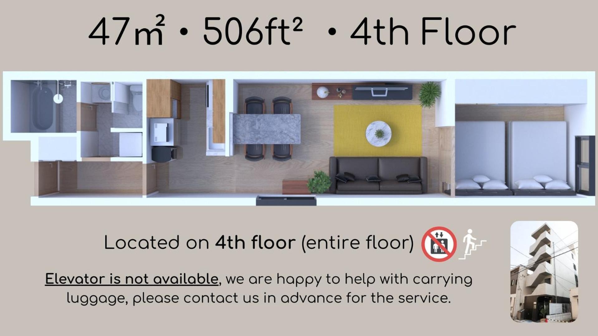 Seirai Asakusa Vacation Rental - 3 Minutes From Station 도쿄 객실 사진