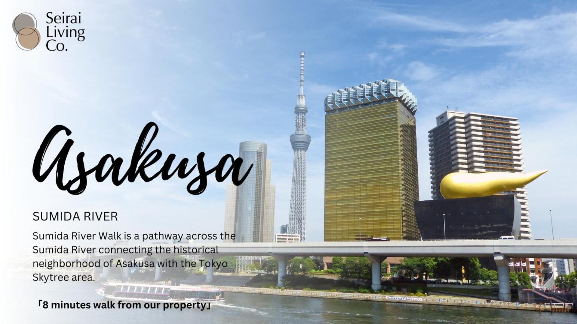 Seirai Asakusa Vacation Rental - 3 Minutes From Station 도쿄 외부 사진
